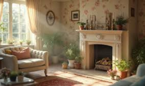 How can grouping decor in odd numbers, like threes or fives, make shelves look more balanced