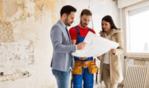 How can scheduling noisy tasks at specific hours reduce tension with neighbours during renovation